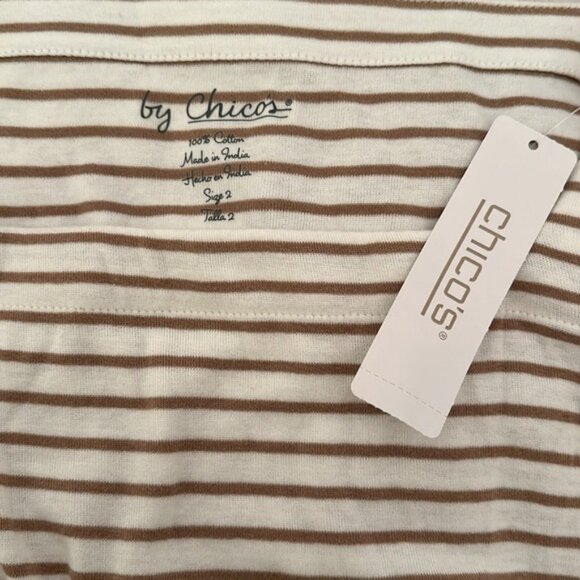 Chico’s Square Neck Tee - Picture 4 of 5